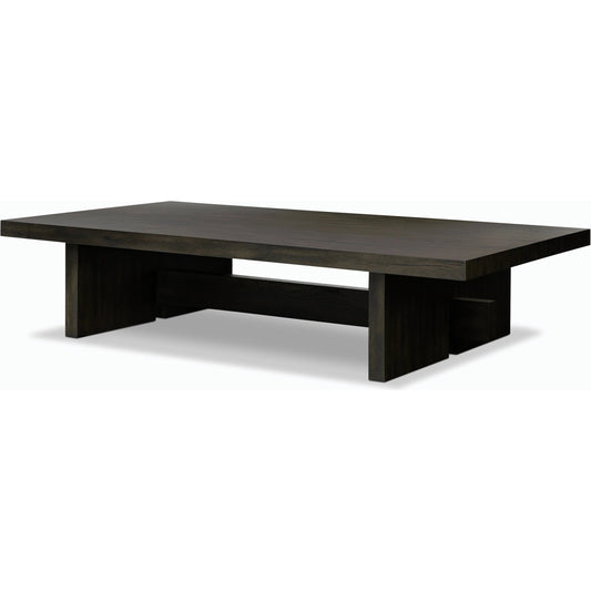Isaac Coffee Table by Four Hands. Made from thick oak veneer, solid oak in a modern style.
