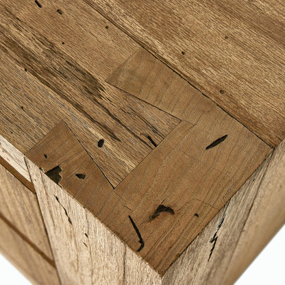 Abaso Nightstand by Four Hands. Made from thick oak veneer, engineered hardwood in a modern style.