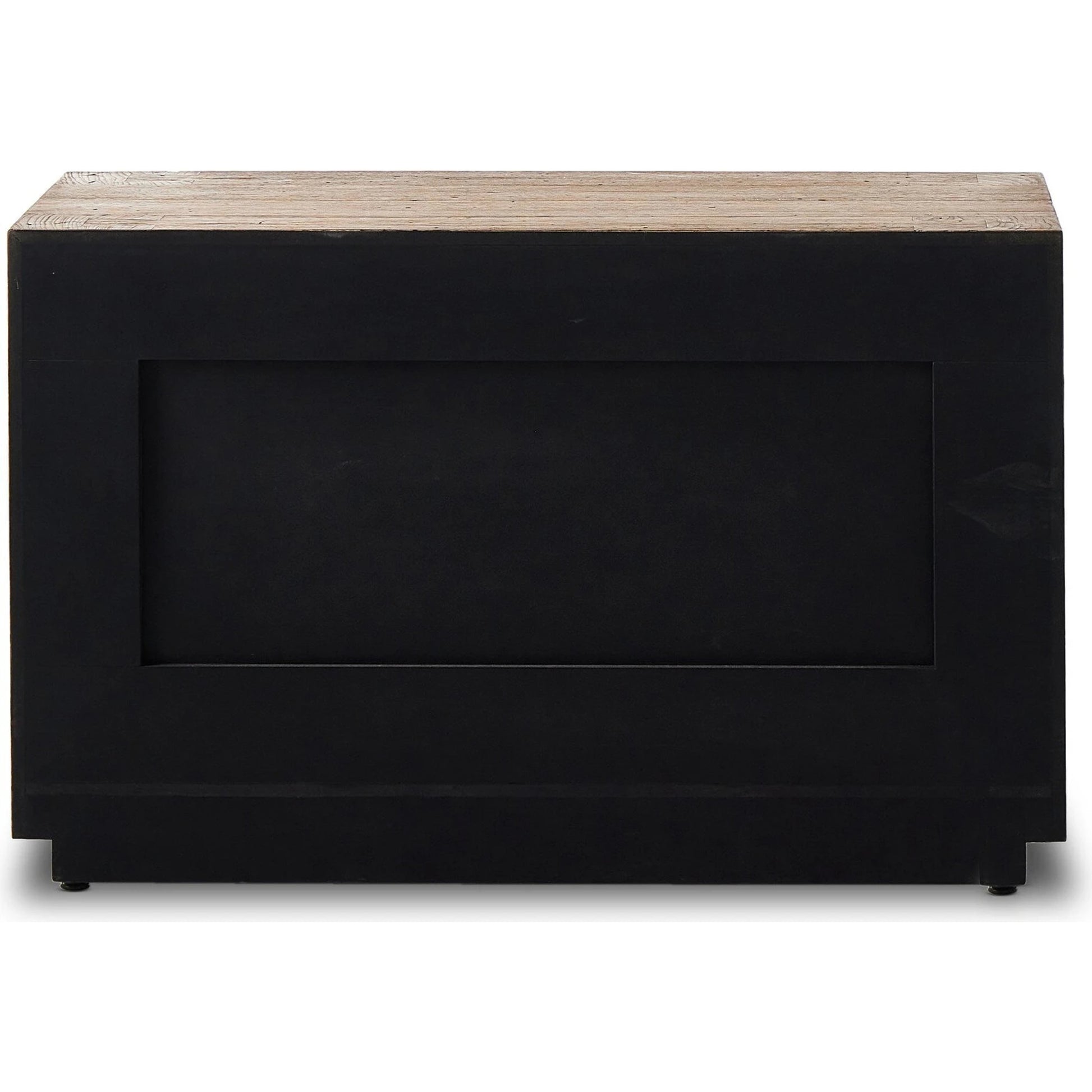 Abaso Nightstand by Four Hands. Made from thick oak veneer, engineered hardwood in a modern style.