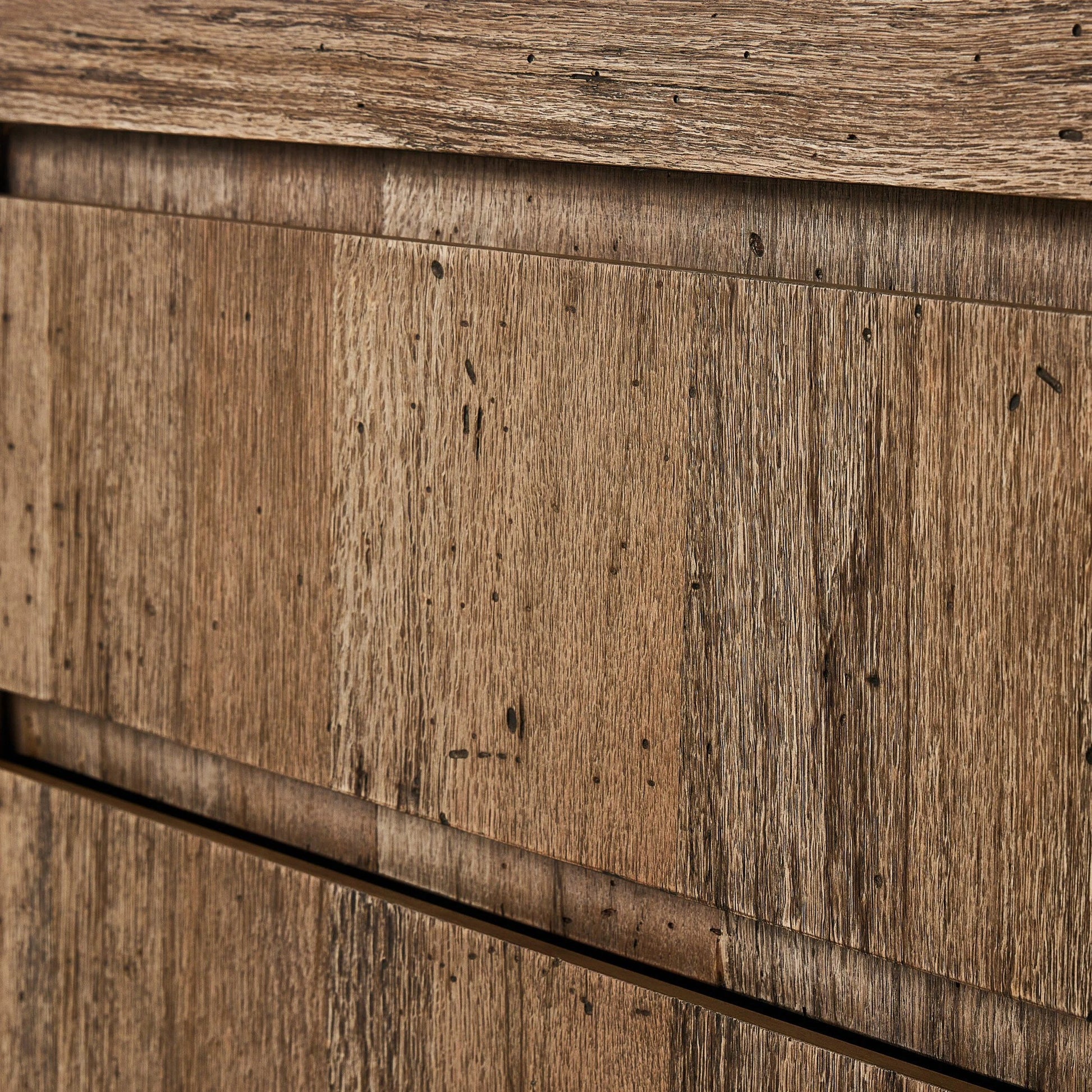 Abaso Nightstand by Four Hands. Made from thick oak veneer, engineered hardwood in a modern style.