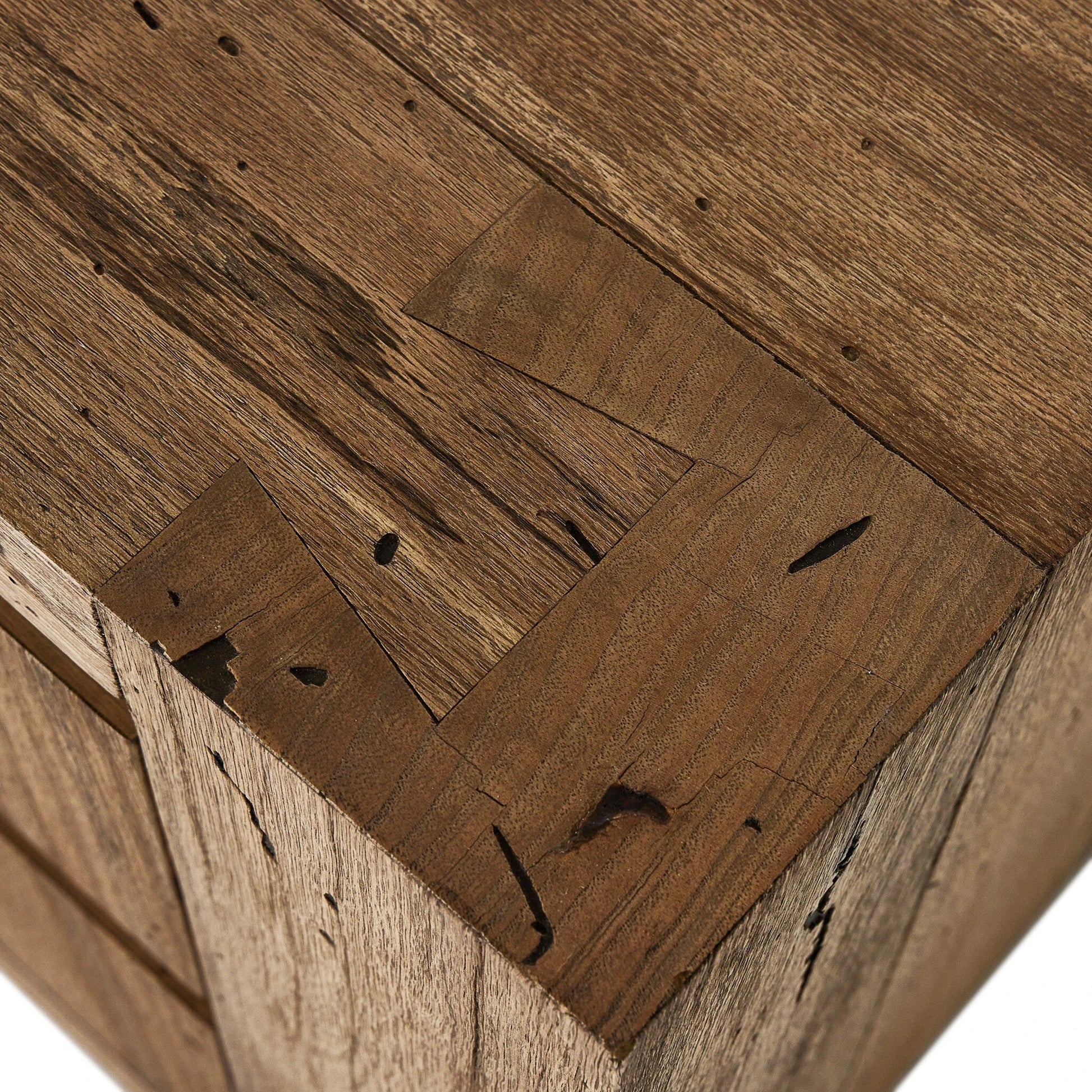 Abaso Nightstand by Four Hands. Made from thick oak veneer, engineered hardwood in a modern style.