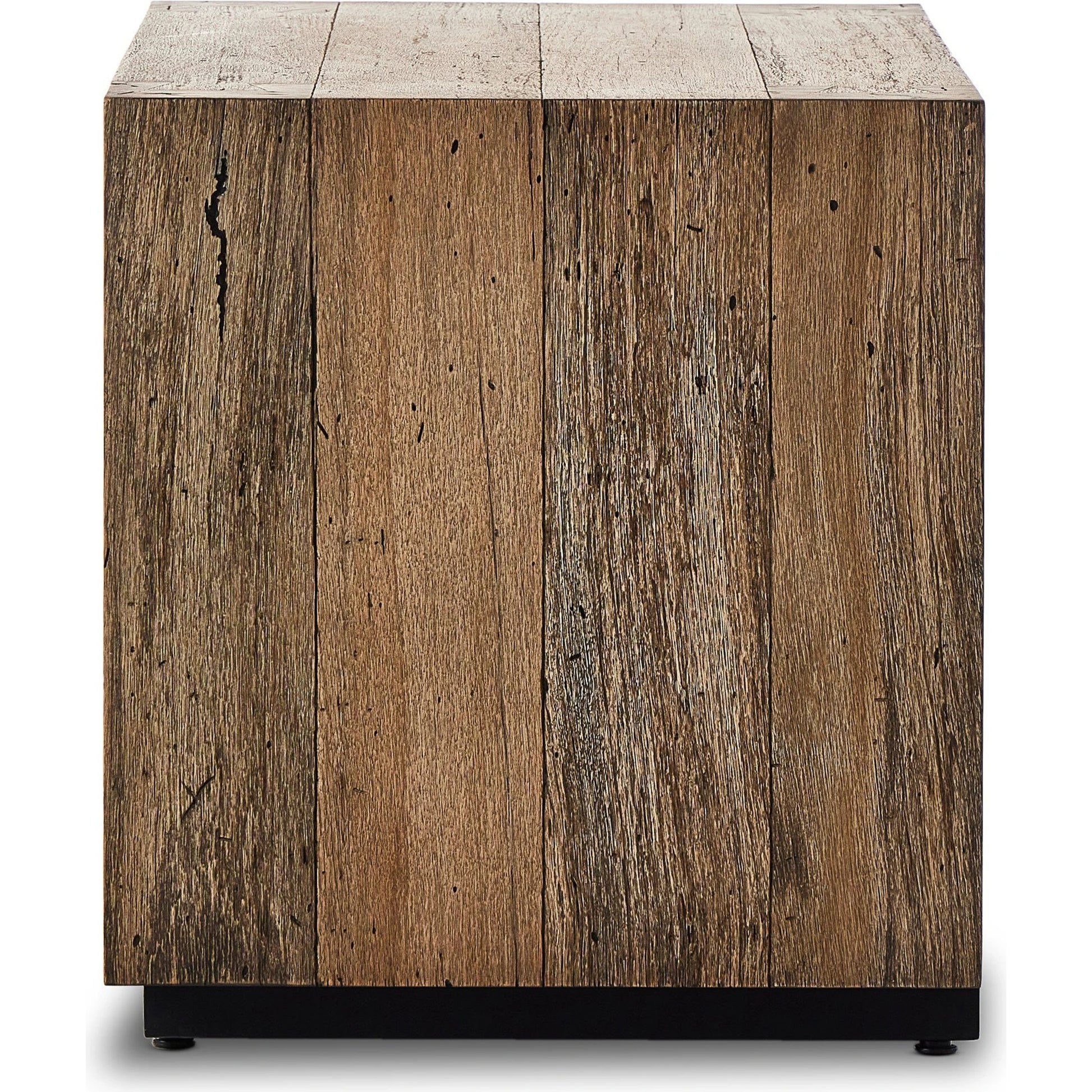 Abaso Nightstand by Four Hands. Made from thick oak veneer, engineered hardwood in a modern style.