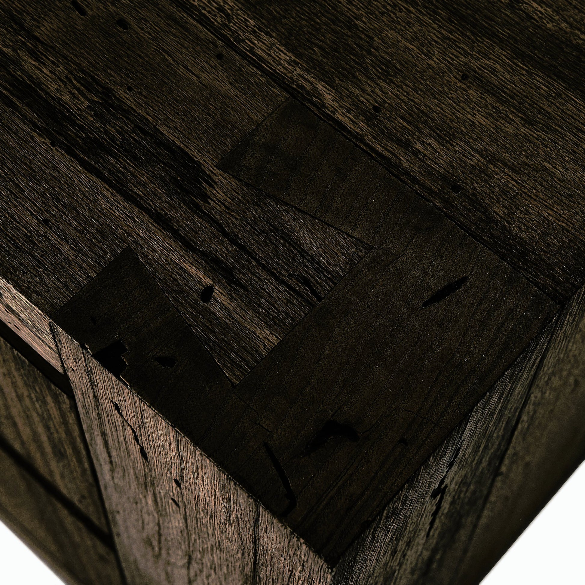Abaso Nightstand by Four Hands. Made from thick oak veneer, engineered hardwood in a modern style.
