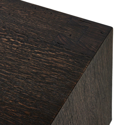 Abaso Nightstand by Four Hands. Made from thick oak veneer, engineered hardwood in a modern style.
