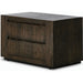 Abaso Nightstand by Four Hands. Made from thick oak veneer, engineered hardwood in a modern style.