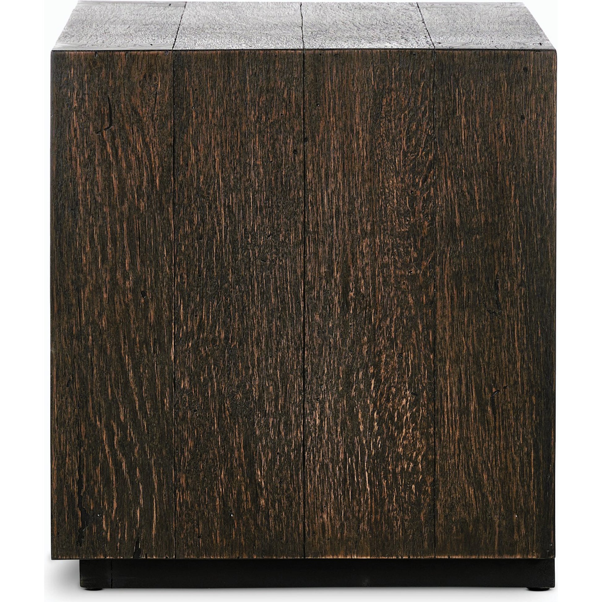Abaso Nightstand by Four Hands. Made from thick oak veneer, engineered hardwood in a modern style.