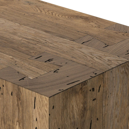 Abaso 6-Drawer Dresser by Four Hands. Made from thick oak veneer in a transitional style.