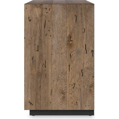 Abaso 6-Drawer Dresser by Four Hands. Made from thick oak veneer in a transitional style.