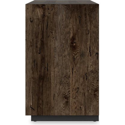 Abaso 6-Drawer Dresser by Four Hands. Made from thick oak veneer in a transitional style.