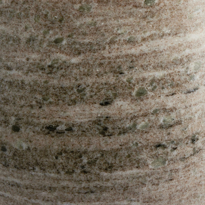Devi Vase by Four Hands in antique white marble. Made from solid marble in a modern style.