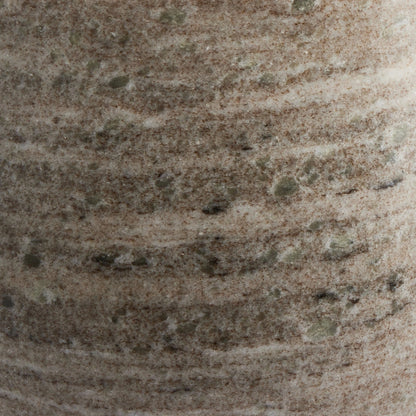 Devi Vase by Four Hands in antique white marble. Made from solid marble in a modern style.