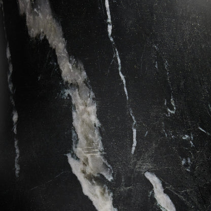 Sona Vase by Four Hands in black marble. Made from solid marble in a modern style.