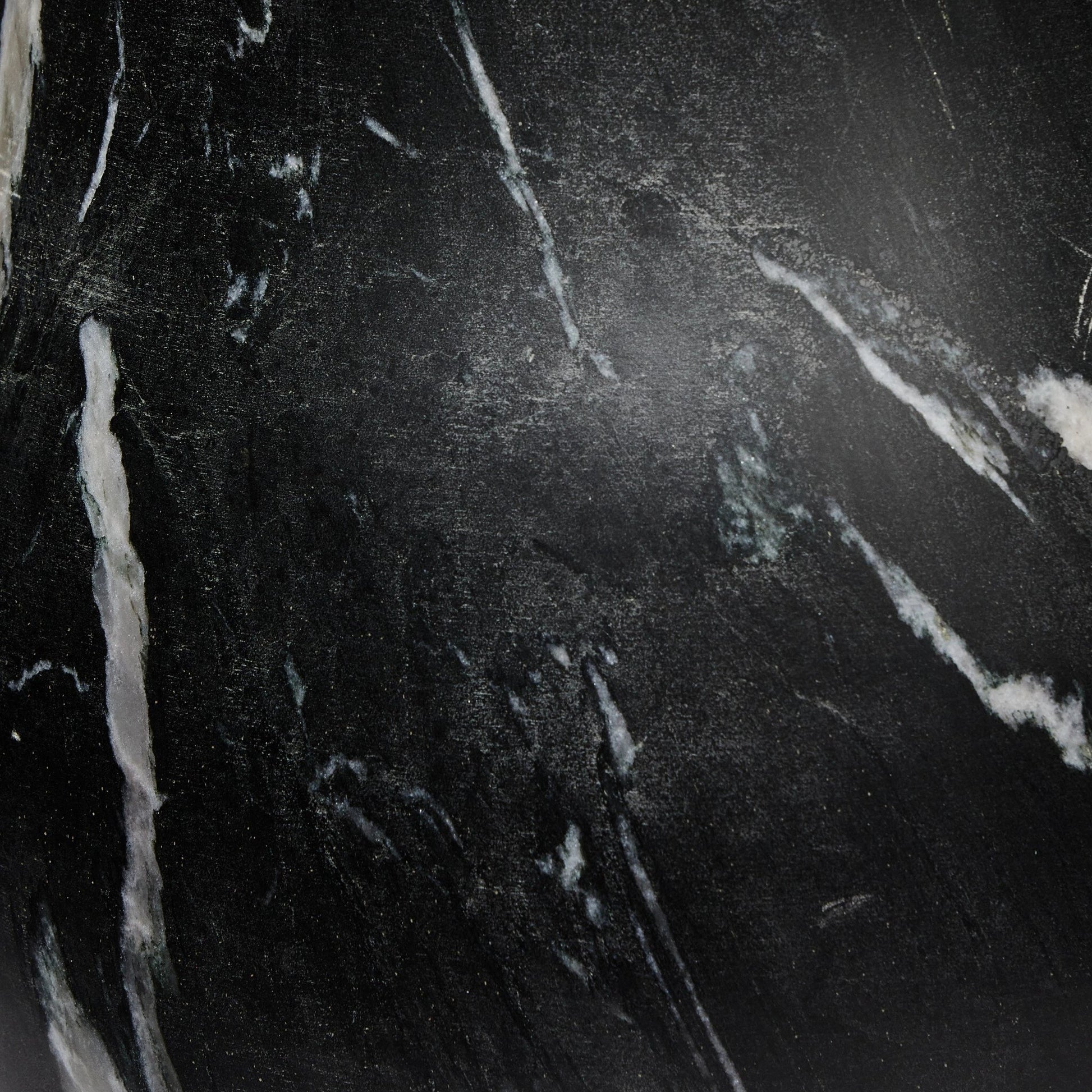 Sona Vase by Four Hands in black marble. Made from solid marble in a modern style.