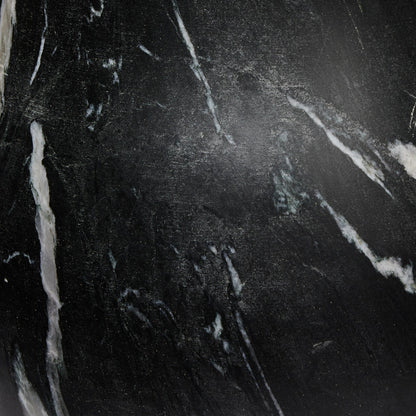 Sona Vase by Four Hands in black marble. Made from solid marble in a modern style.