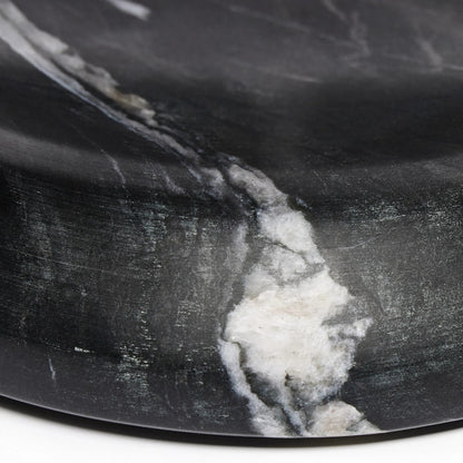 Arman Mortar and Pestle by Four Hands in polished black marble. Made from solid marble in a unique style.