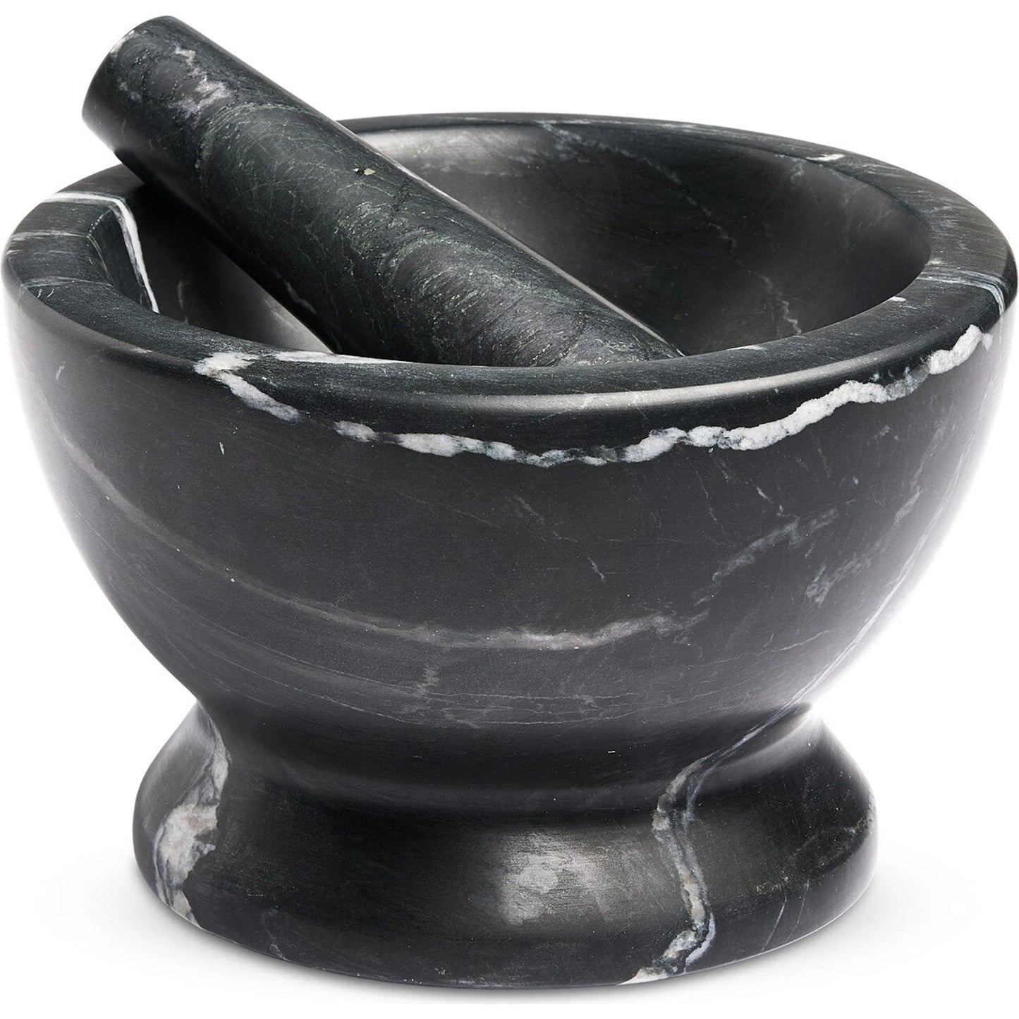 001 SI-2635256 | Additional Silo | Arman Mortar and Pestle by Four Hands in polished black marble. Made from solid marble in a unique style.