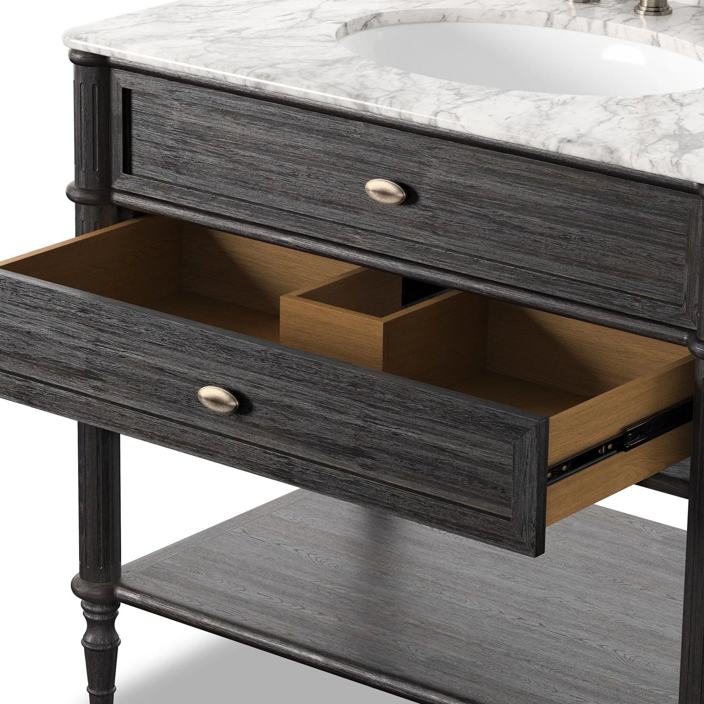 011 SI-2377104 | Closeup | Toulouse Single Vanity by Four Hands. Made from unique in a unique style.