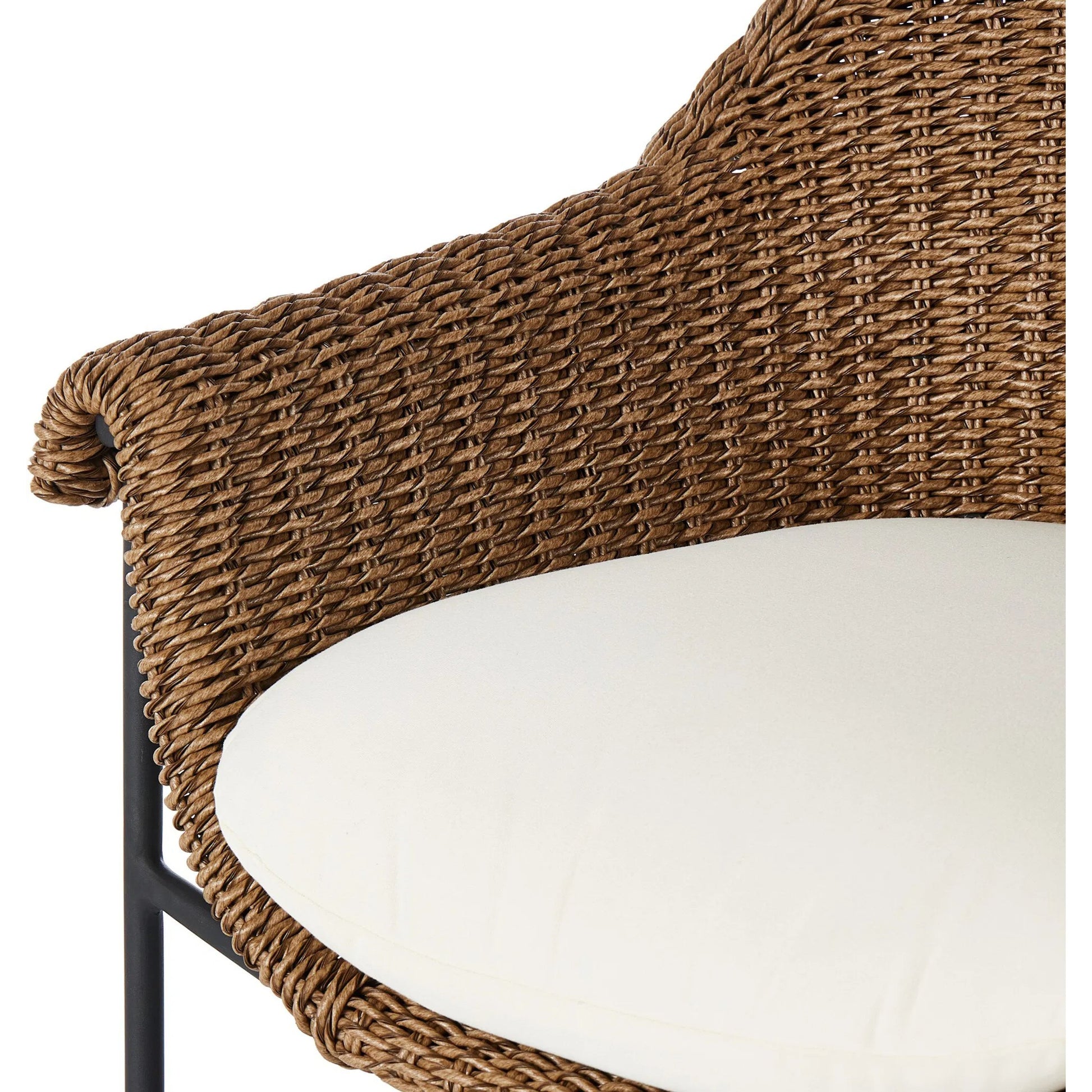 Suerte Outdoor Bar Stool by Four Hands. Made from 100% acrylic, iron, 100% polyethylene in a unique style.
