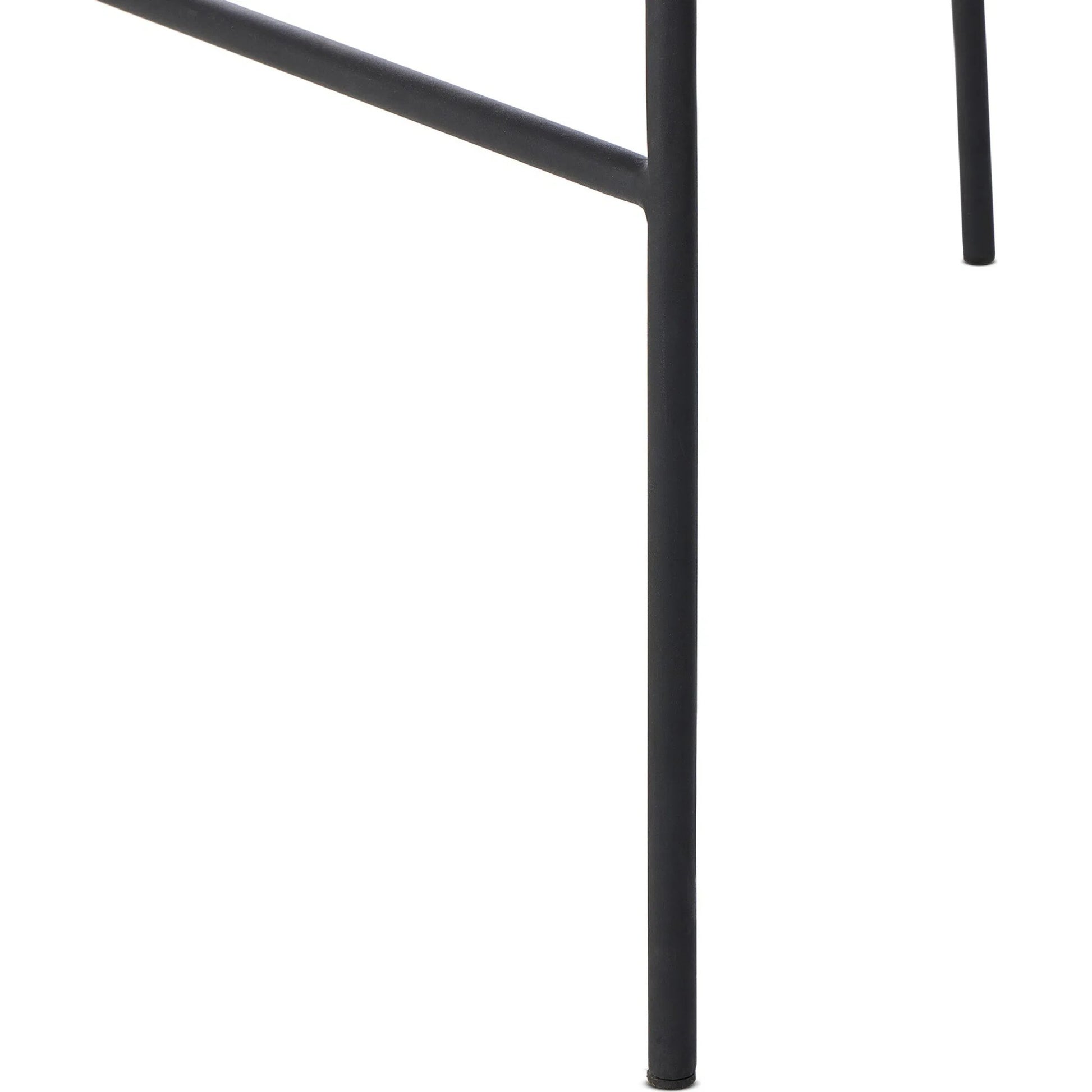 Suerte Outdoor Bar Stool by Four Hands. Made from 100% acrylic, iron, 100% polyethylene in a unique style.