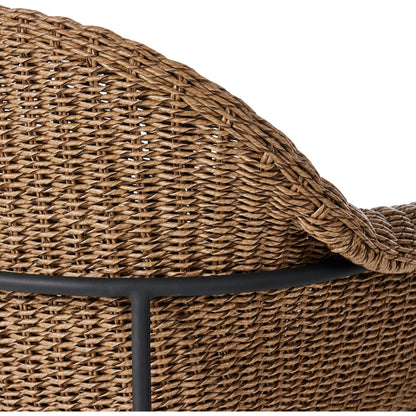 Suerte Outdoor Bar Stool by Four Hands. Made from 100% acrylic, iron, 100% polyethylene in a unique style.
