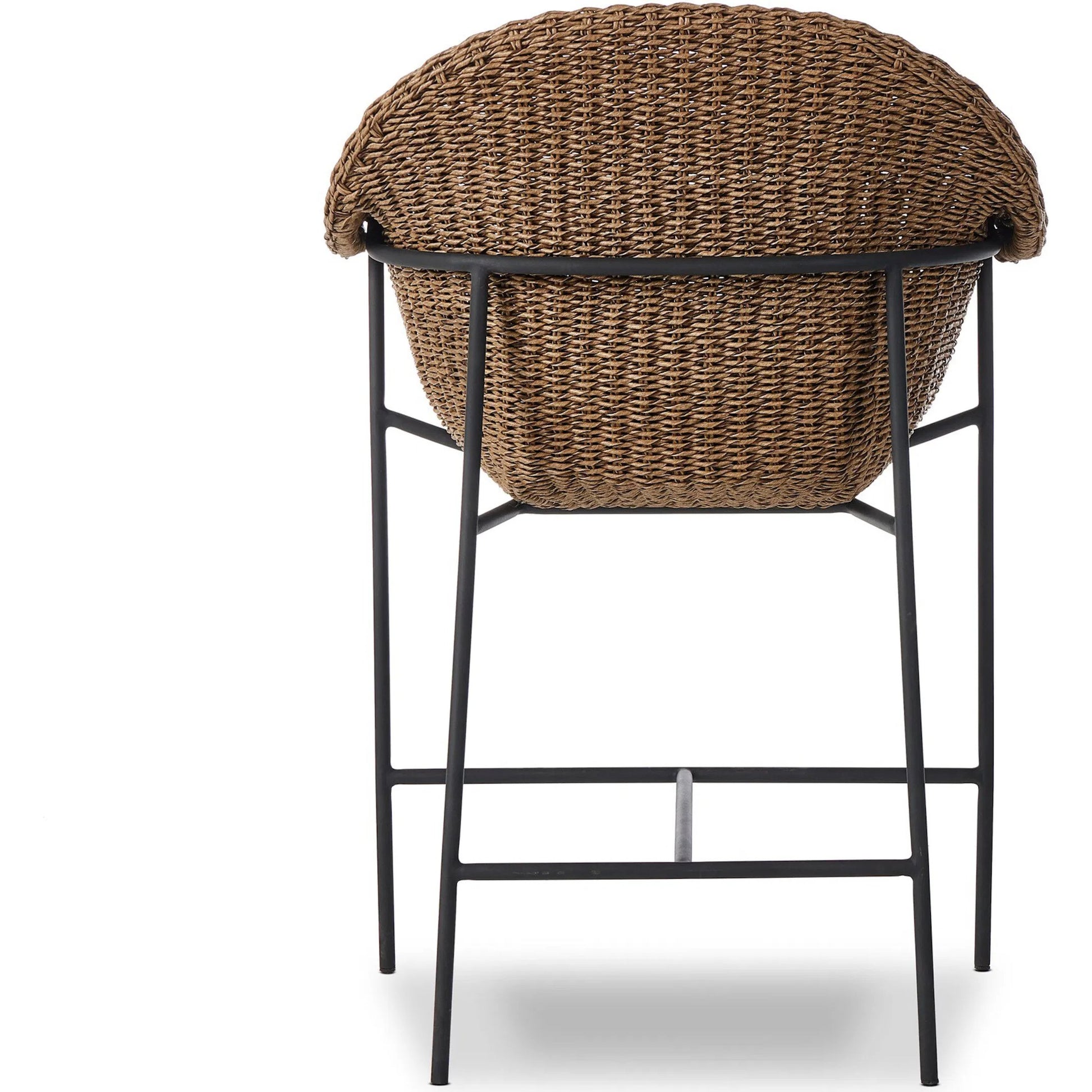 Suerte Outdoor Counter Stool by Four Hands. Made from 100% acrylic, iron, 100% polyethylene in a unique style.