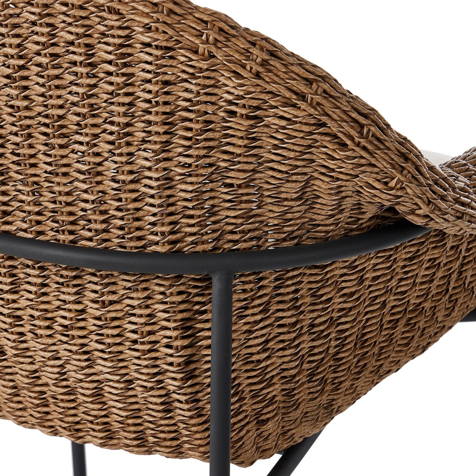 Suerte Outdoor Counter Stool by Four Hands. Made from 100% acrylic, iron, 100% polyethylene in a unique style.