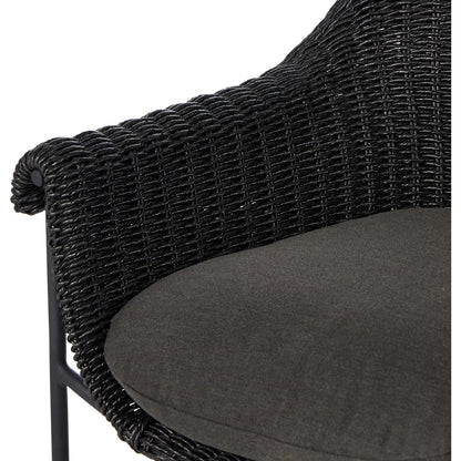 Suerte Outdoor Bar Stool by Four Hands. Made from 100% acrylic, iron, 100% polyethylene in a unique style.
