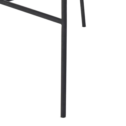 Suerte Outdoor Bar Stool by Four Hands. Made from 100% acrylic, iron, 100% polyethylene in a unique style.