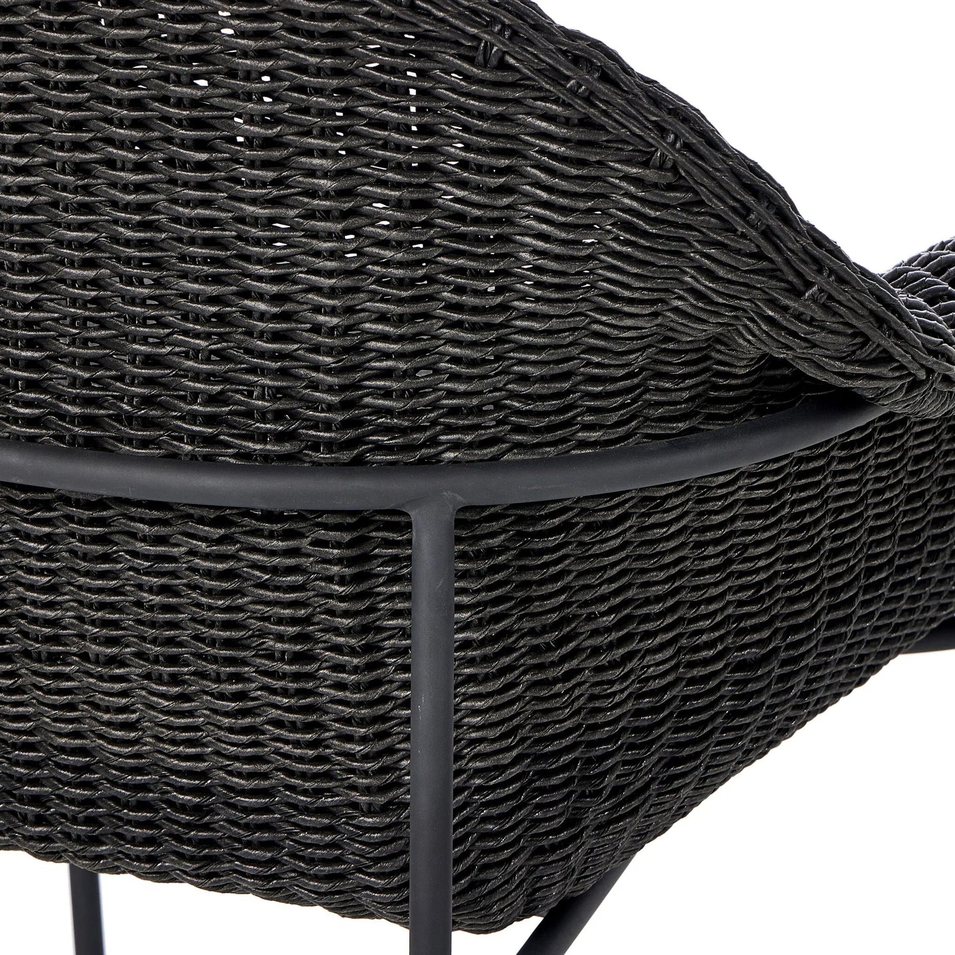 Suerte Outdoor Counter Stool by Four Hands. Made from 100% acrylic, iron, 100% polyethylene in a unique style.