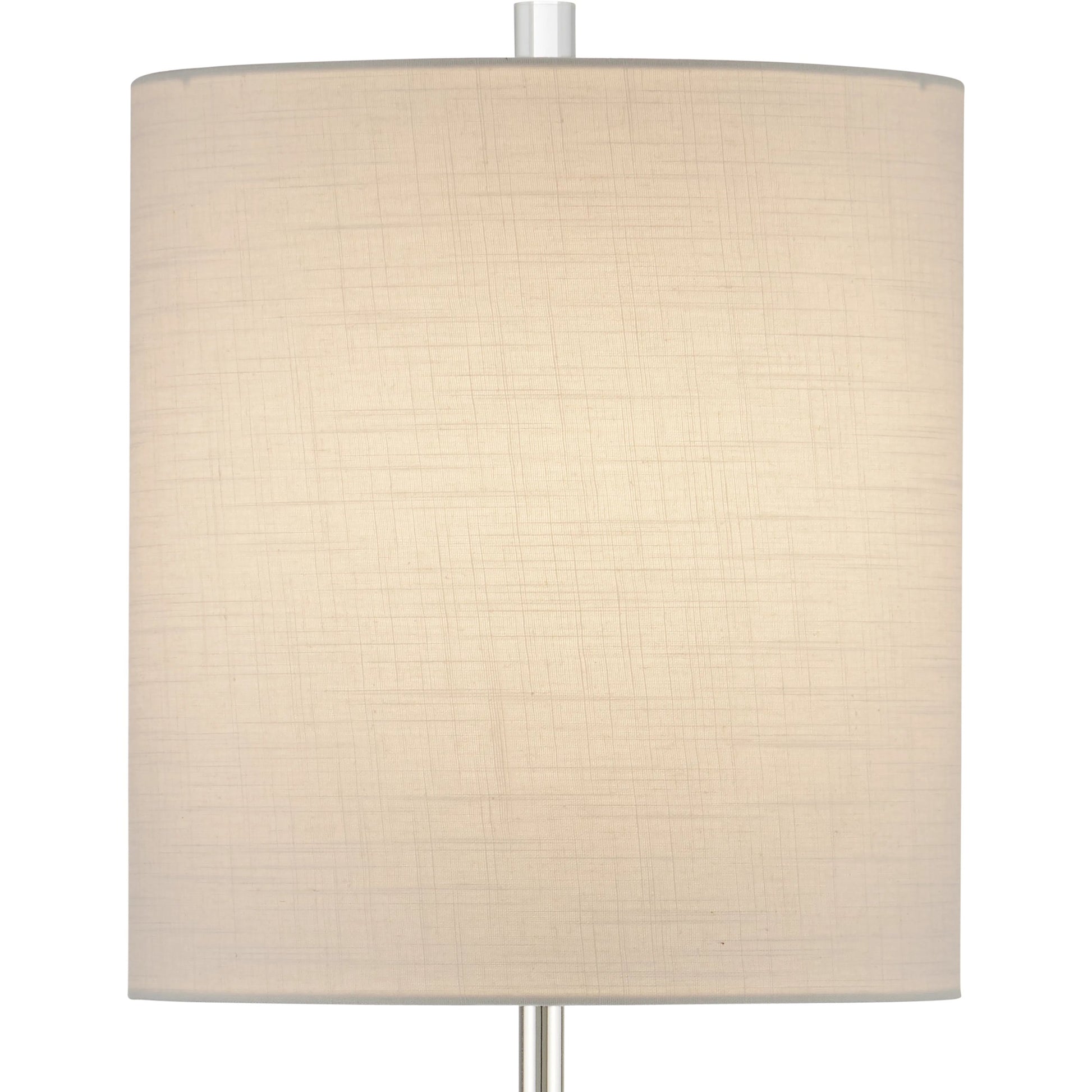 Craquelle Table Lamp by Currey and Company in clear crackle, polished nickel. Made from glass, metal in a modern style.