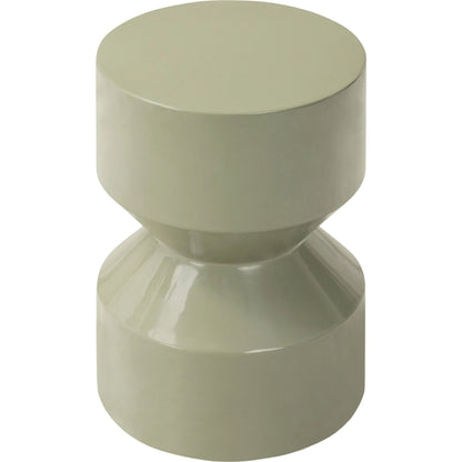 Ara End Table by Four Hands in moss lacquered concrete. Made from unique in a modern style.