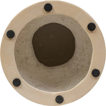 Ara End Table by Four Hands in moss lacquered concrete. Made from unique in a modern style.