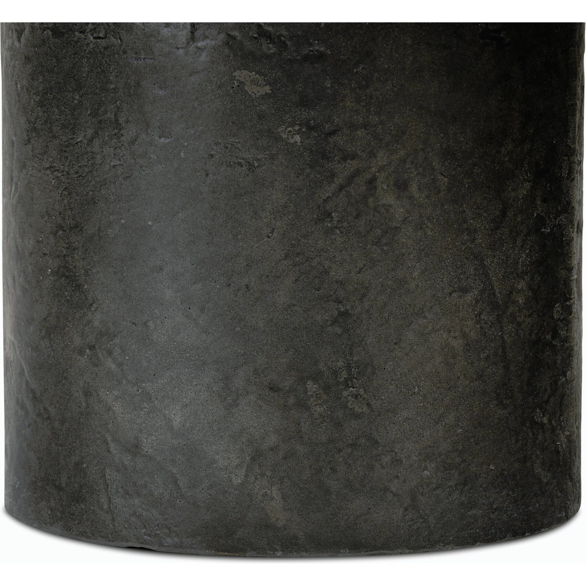 Bonnie Coffee Table by Four Hands in textured black concrete. Made from concrete in a modern style.