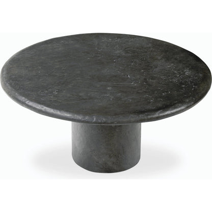 Bonnie Coffee Table by Four Hands in textured black concrete. Made from concrete in a modern style.