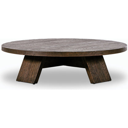 Sparrow Coffee Table by Four Hands in ashen oak resawn. Made from resawn oak, poplar plywood in a modern style.