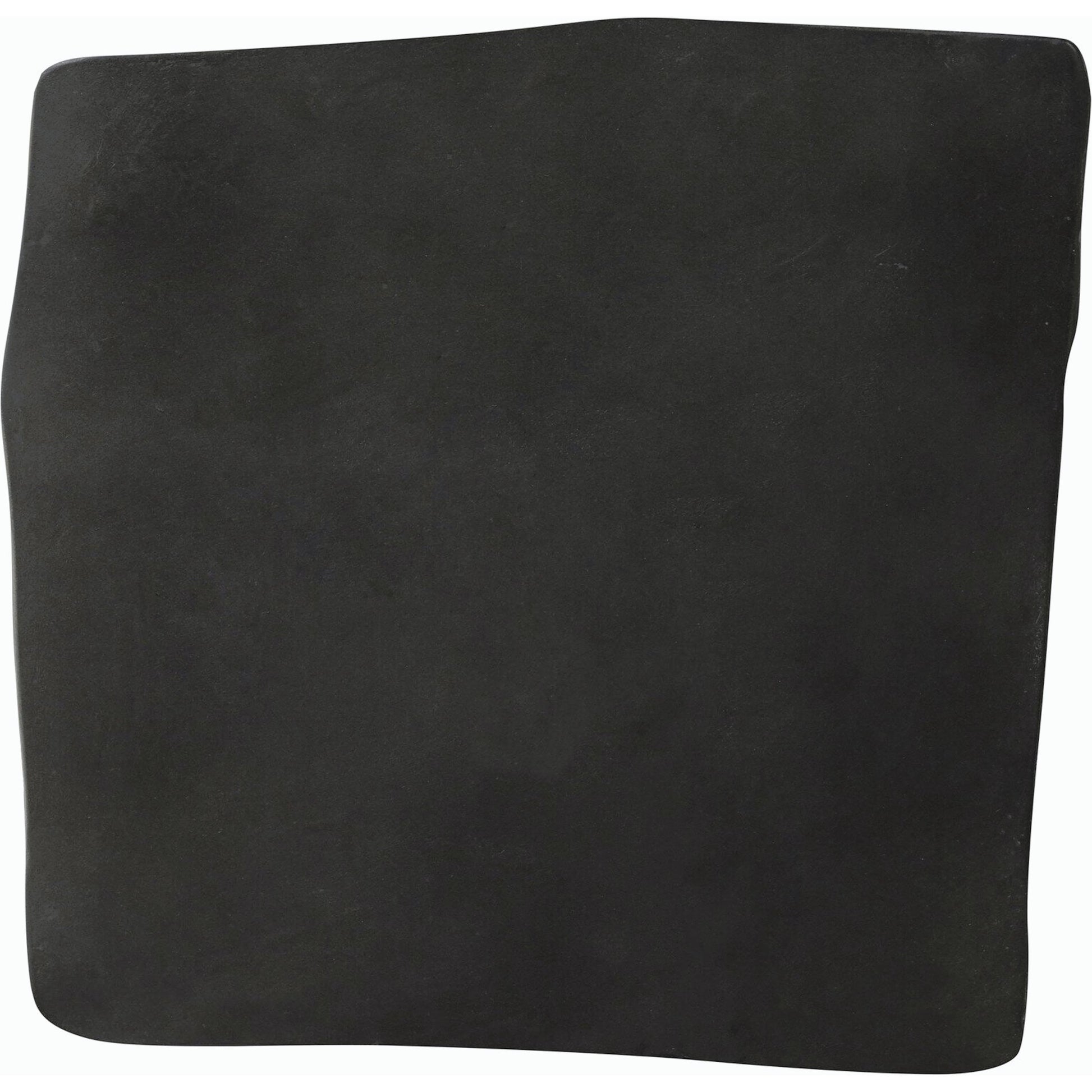 Lucius End Table by Four Hands in smooth black concrete, textured black concrete and smooth black concrete. Made from concrete in a modern style.