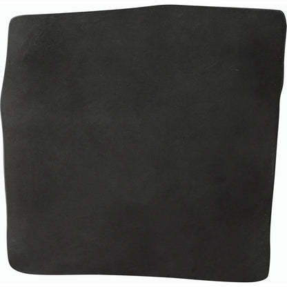 Lucius End Table by Four Hands in smooth black concrete, textured black concrete and smooth black concrete. Made from concrete in a modern style.