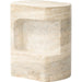 Clementine End Table by Four Hands in textured sandy grey. Made from unique in a modern style.