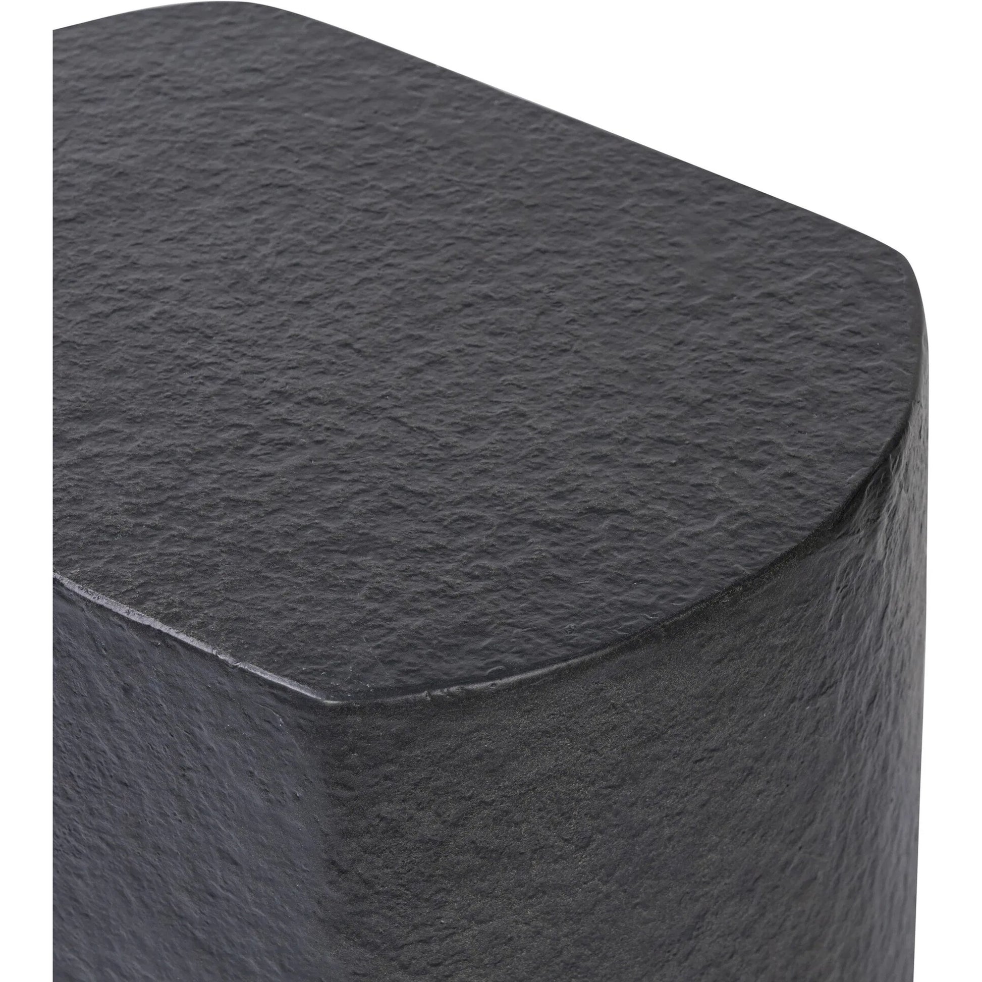 Clementine End Table by Four Hands in textured sandy grey. Made from unique in a modern style.