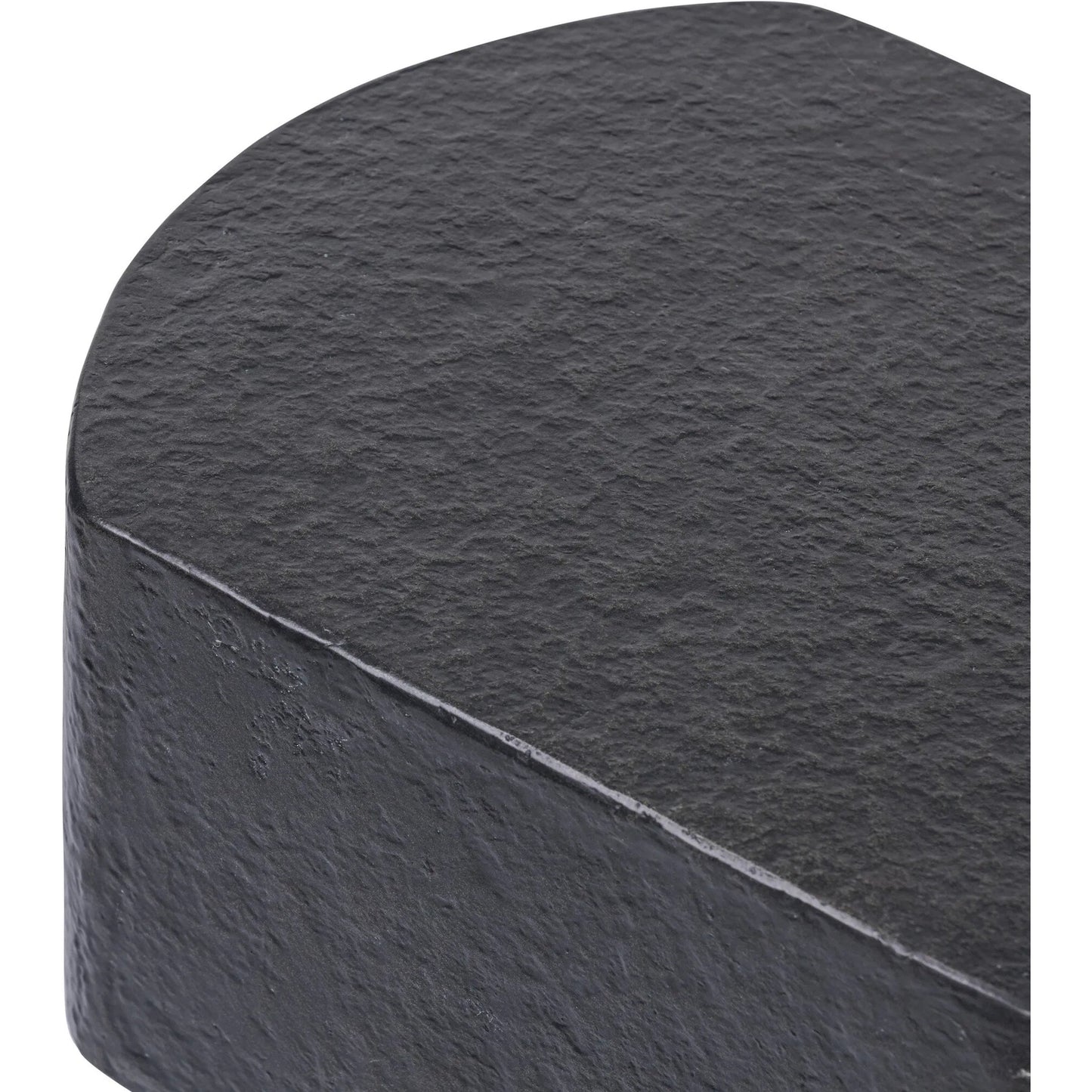 019 SI-2534879 | Closeup | Clementine End Table by Four Hands in textured sandy grey. Made from unique in a modern style.