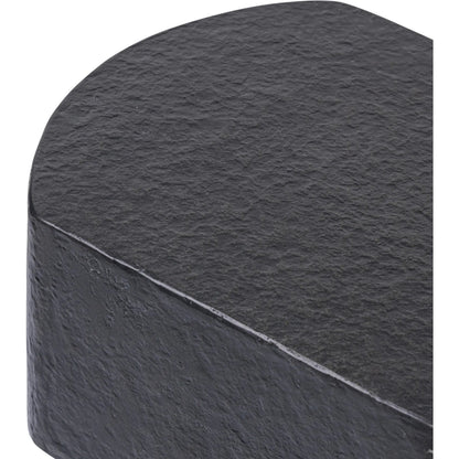 Clementine End Table by Four Hands in textured sandy grey. Made from unique in a modern style.