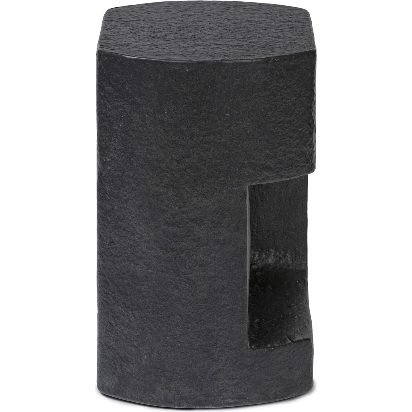 010 SI-2534879 | Additional Silo | Clementine End Table by Four Hands in textured sandy grey. Made from unique in a modern style.