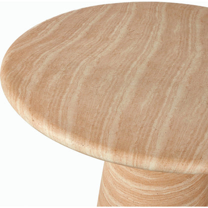 Janice Dining Table by Four Hands in sand striae. Made from concrete in a modern style.