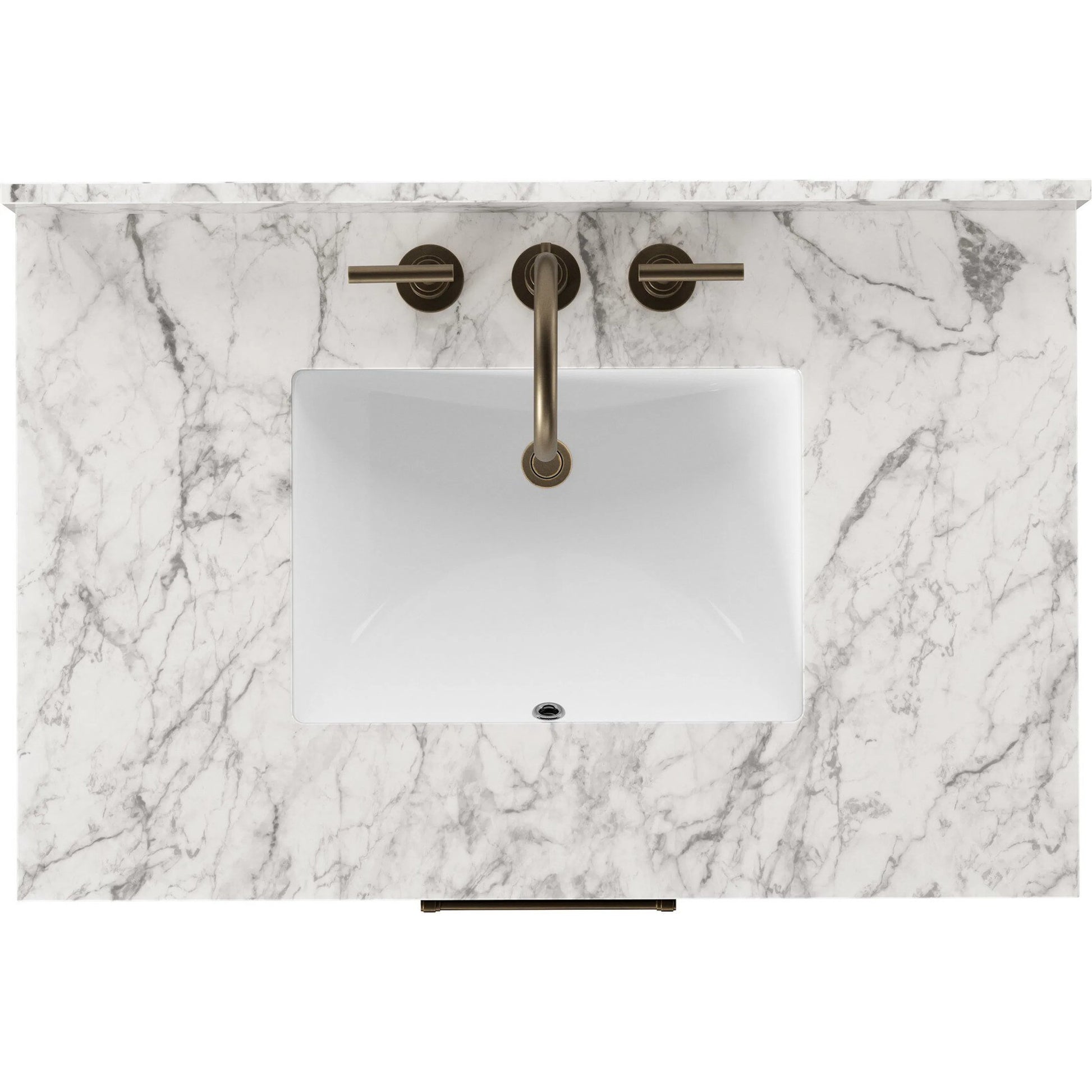 Anthem Single Vanity by Four Hands. Made from thick oak veneer, solid marble in a unique style.