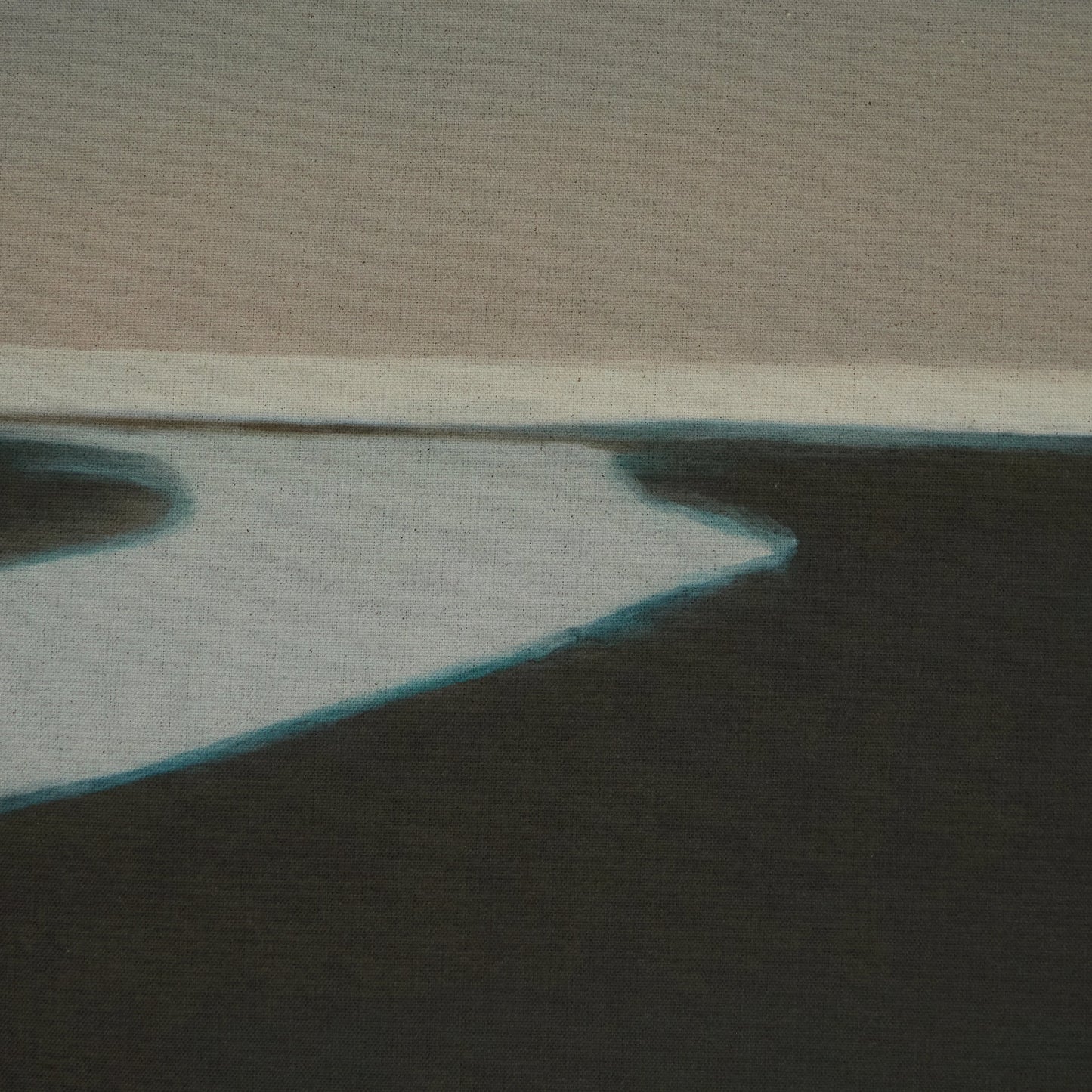 004 SI-2001658 | Closeup | Minimal Landscape 14 by Roseanne Kenny by Four Hands. Made from raw canvas in a modern style.