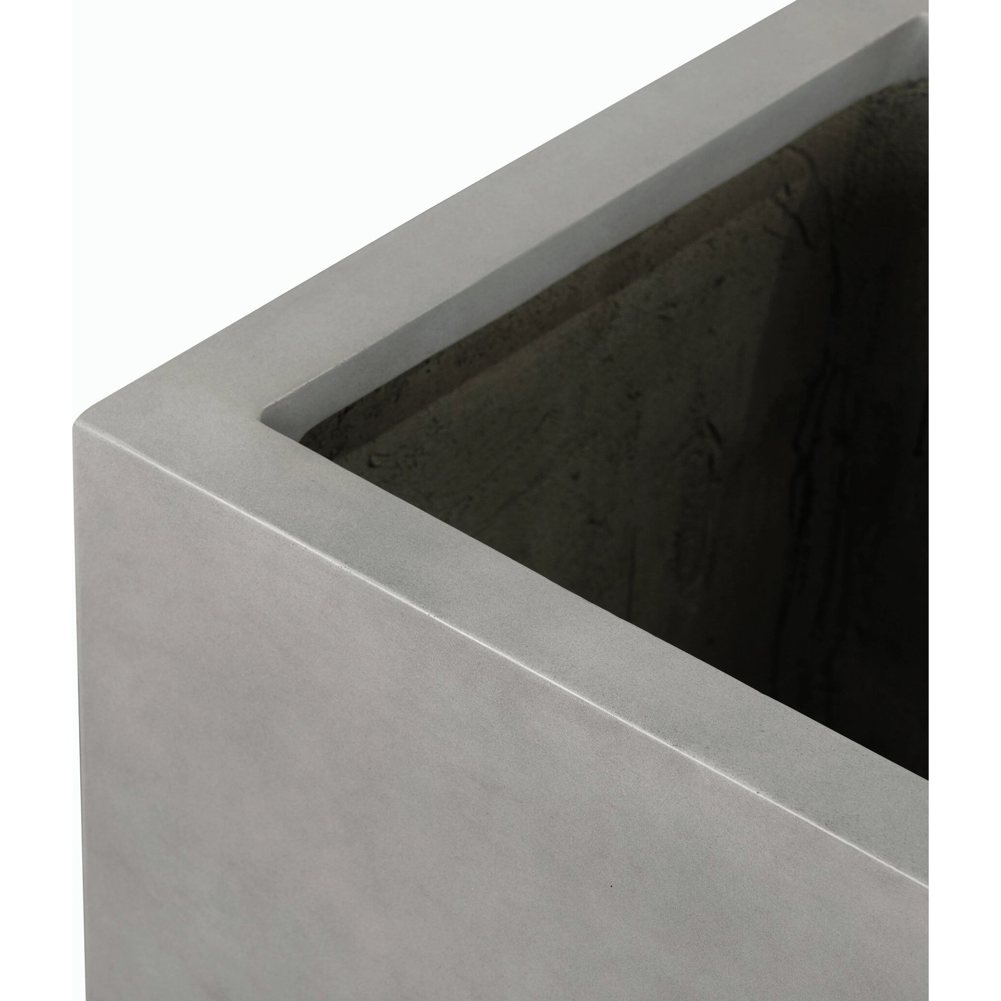 Kiro Planter by Four Hands in natural grey concrete. Made from concrete in a modern style.