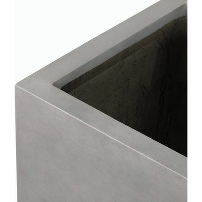 Kiro Planter by Four Hands in natural grey concrete. Made from concrete in a modern style.