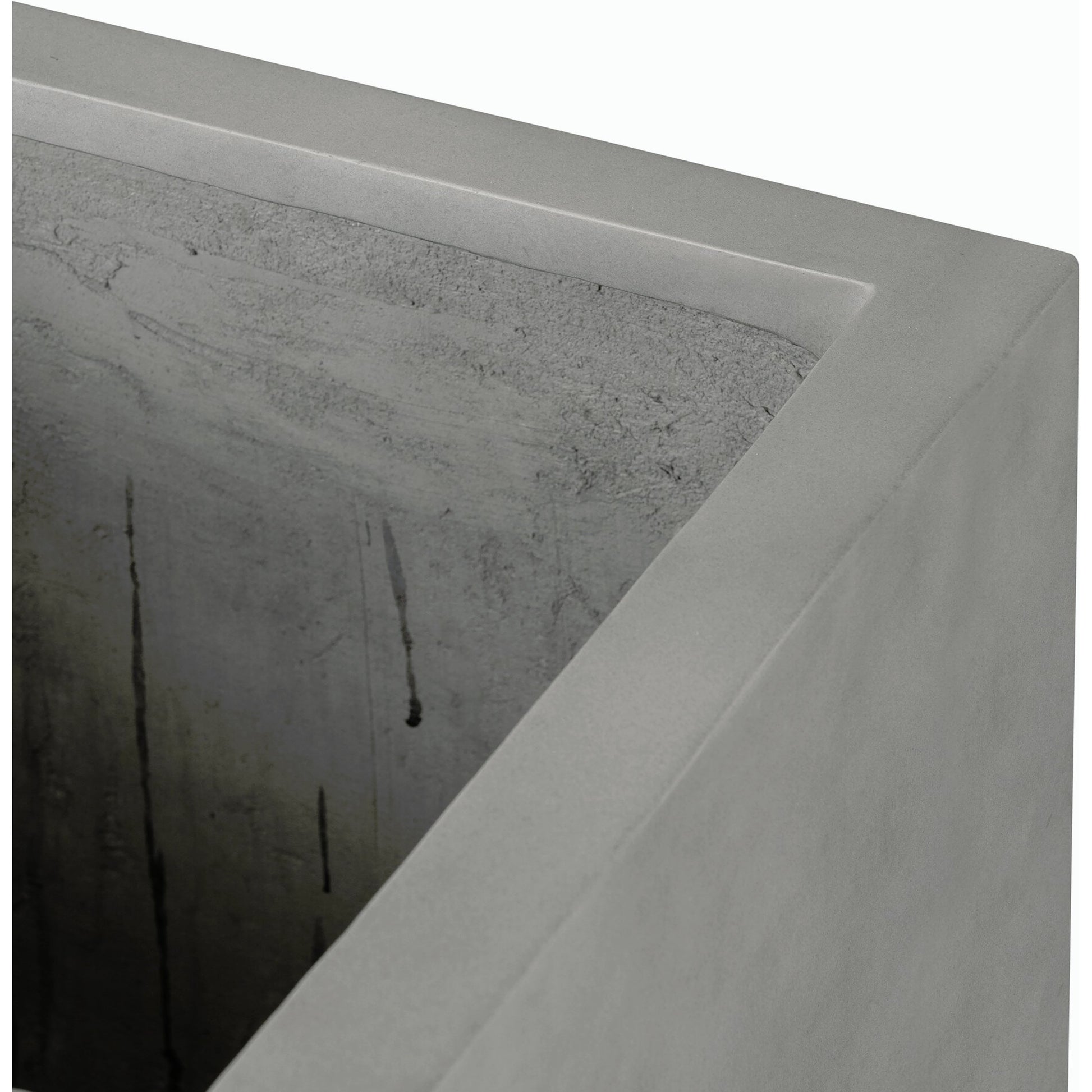 Kiro Planter by Four Hands in natural grey concrete. Made from concrete in a modern style.