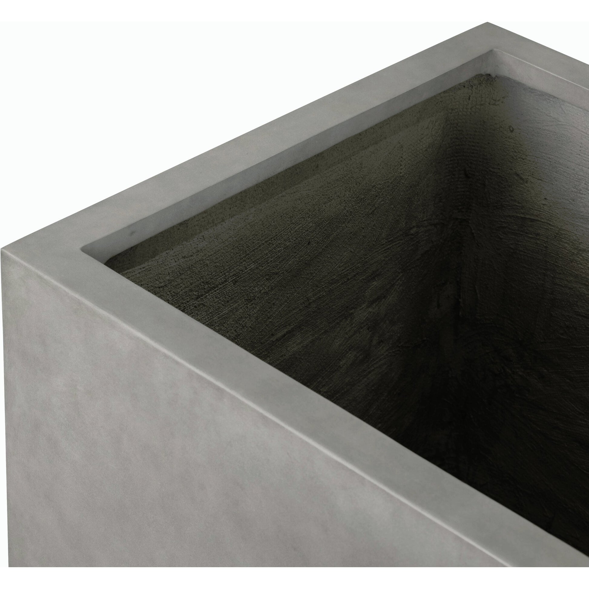 Kiro Planter by Four Hands in natural grey concrete. Made from concrete in a modern style.