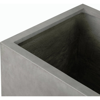 Kiro Planter by Four Hands in natural grey concrete. Made from concrete in a modern style.